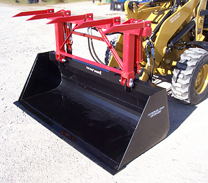 Standard grapple with bucket.
